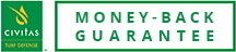 Logo for "Money-Back Guarantee"